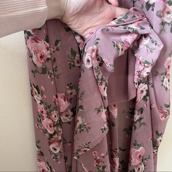 Windsor High Neck Blouson Maxi Dress - Picture 5 of 9